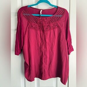 Burgundy Shirt